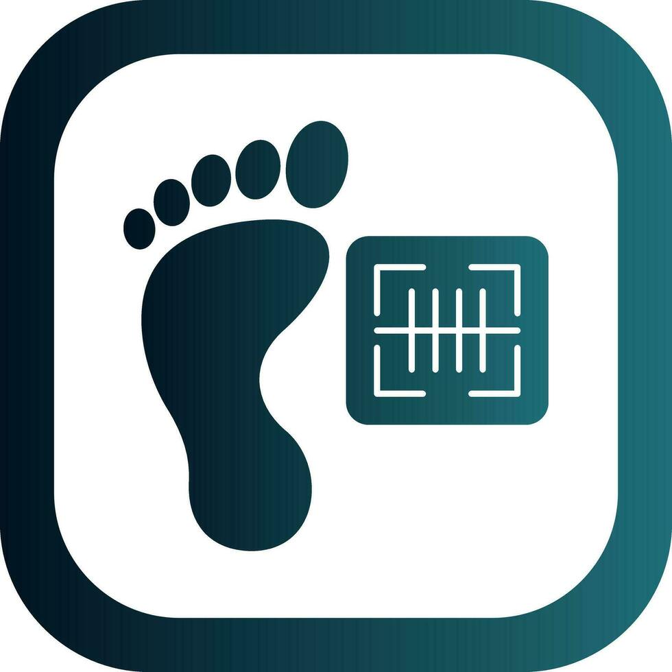 Footprint Vector Icon Design