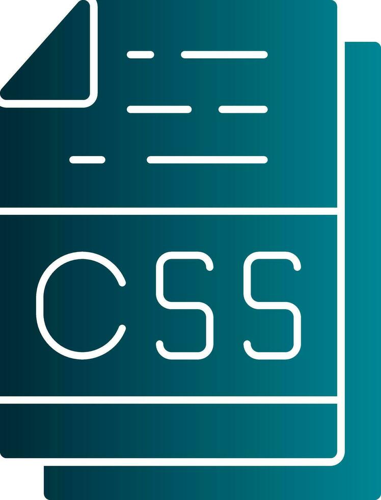 Css File Format Vector Icon Design