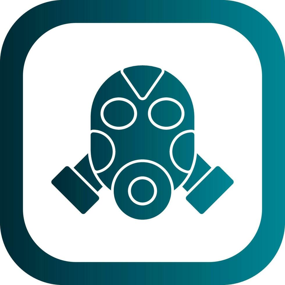 Gas mask Vector Icon Design