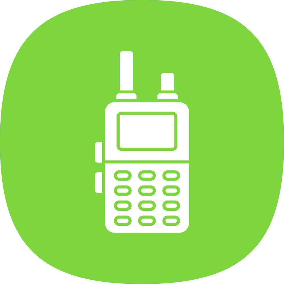 Walkie talkie Vector Icon Design