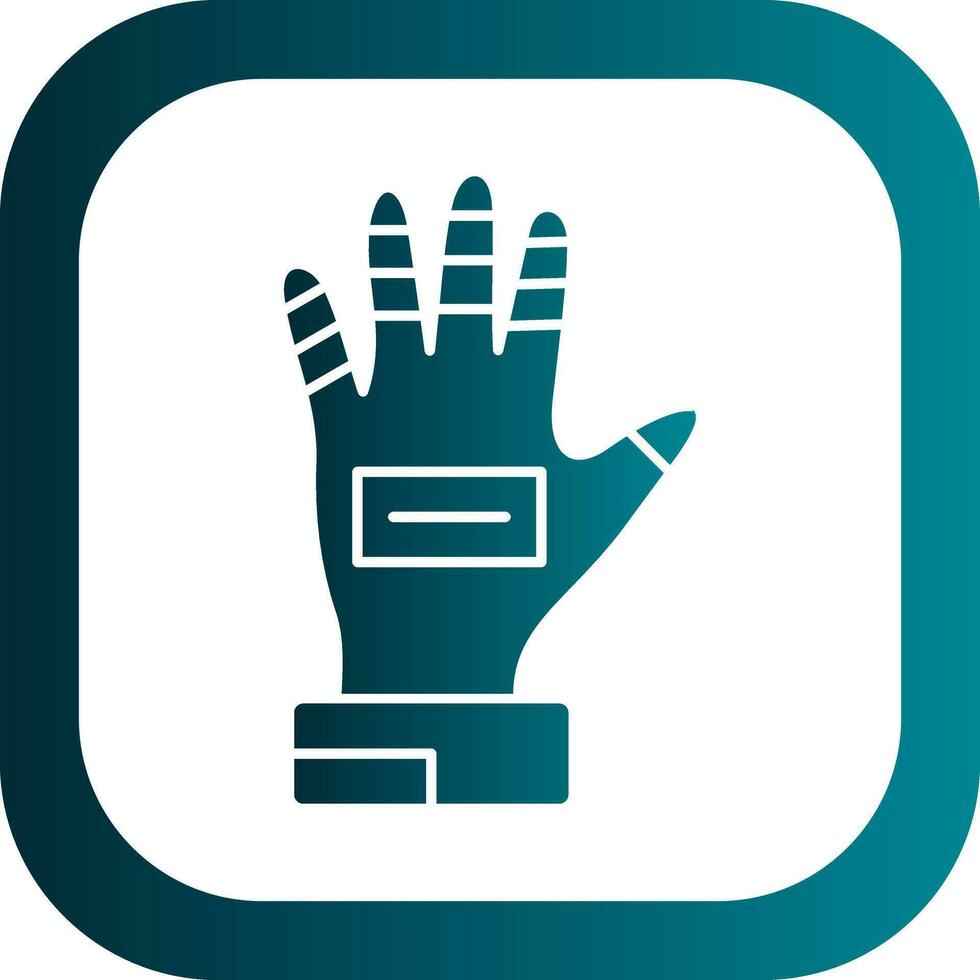 Racing glove Vector Icon Design