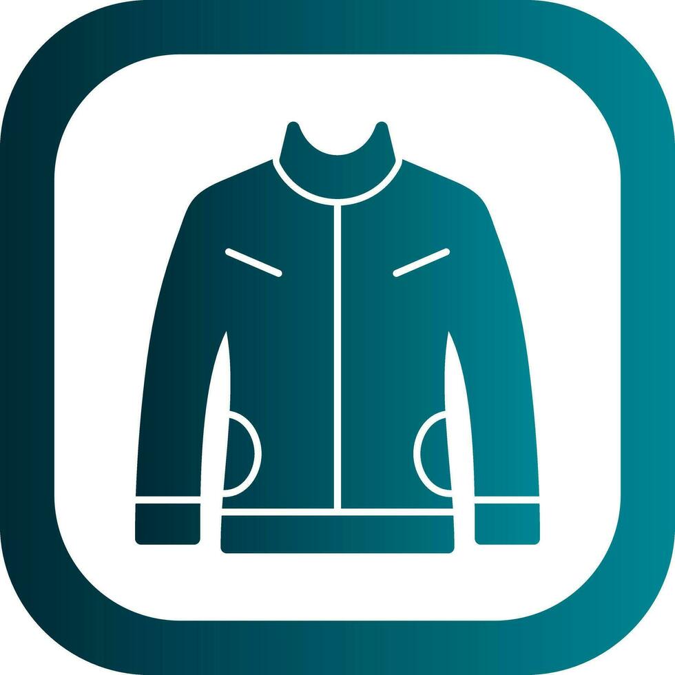 Leather jacket Vector Icon Design