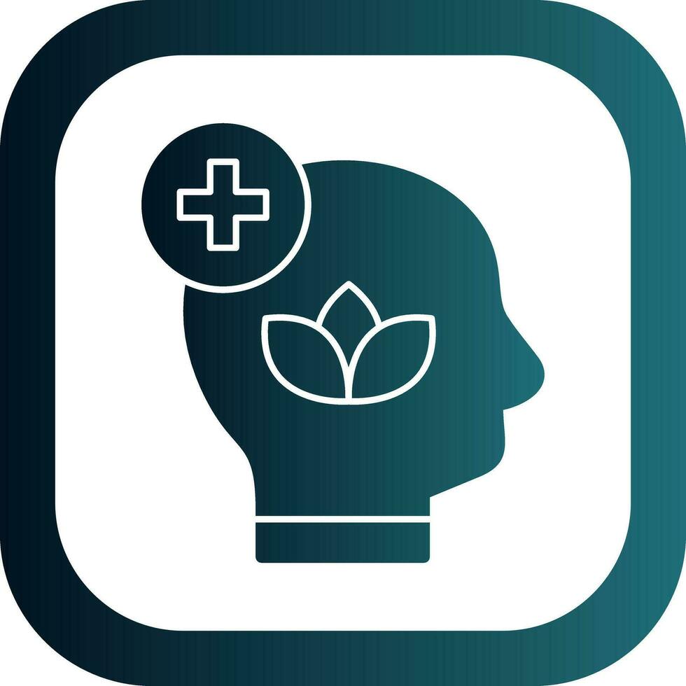 diseño de icono de vector de salud mental