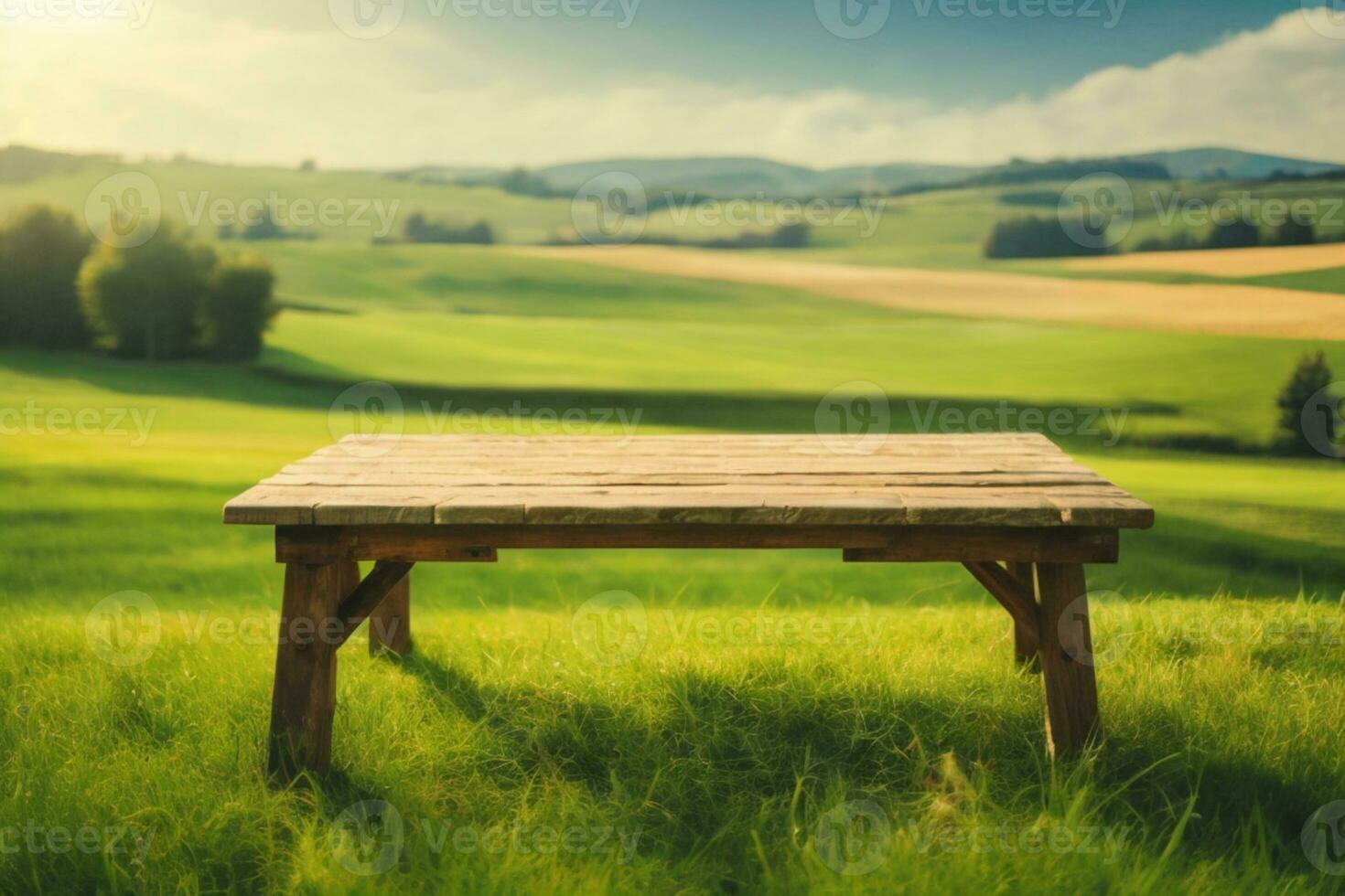 Spring background. AI generated photo