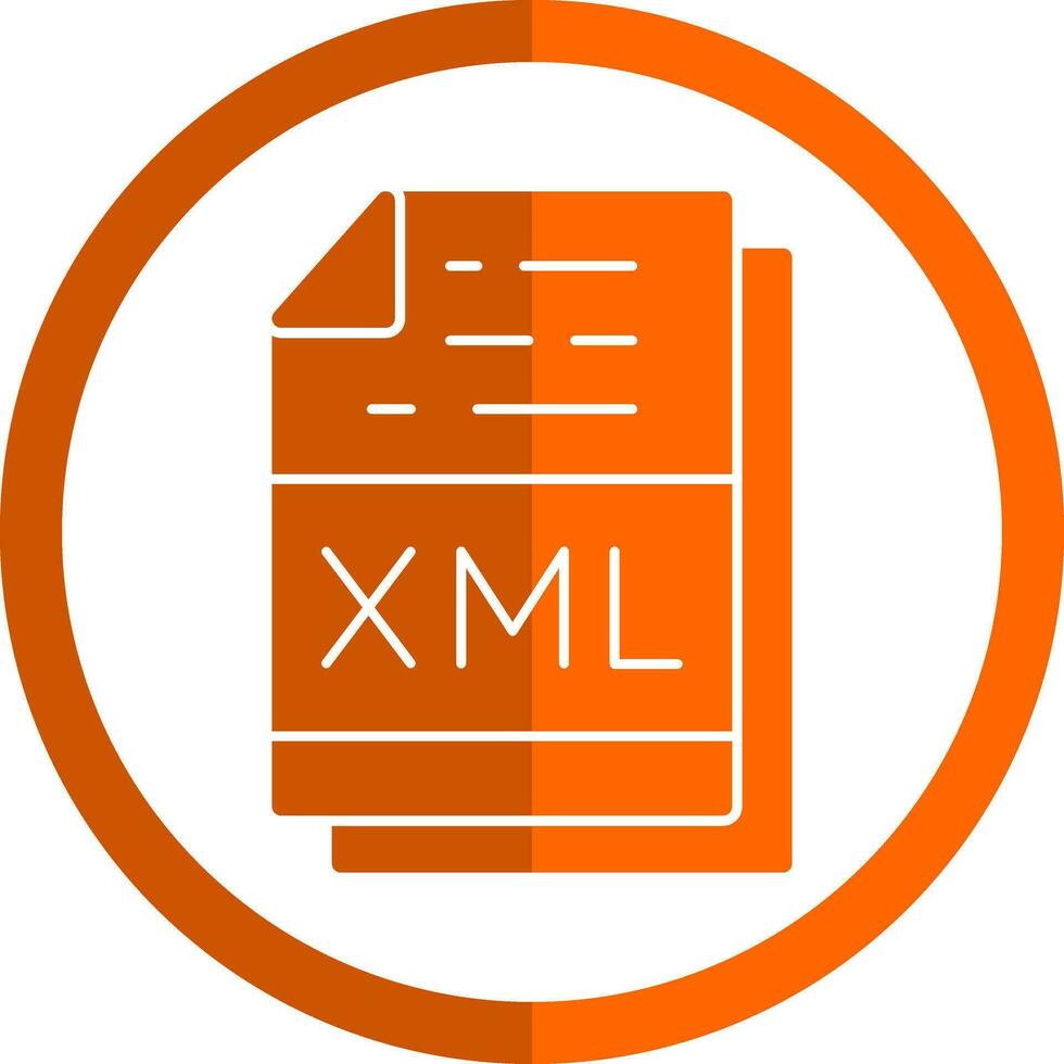 xml archivo formato vector icono diseño