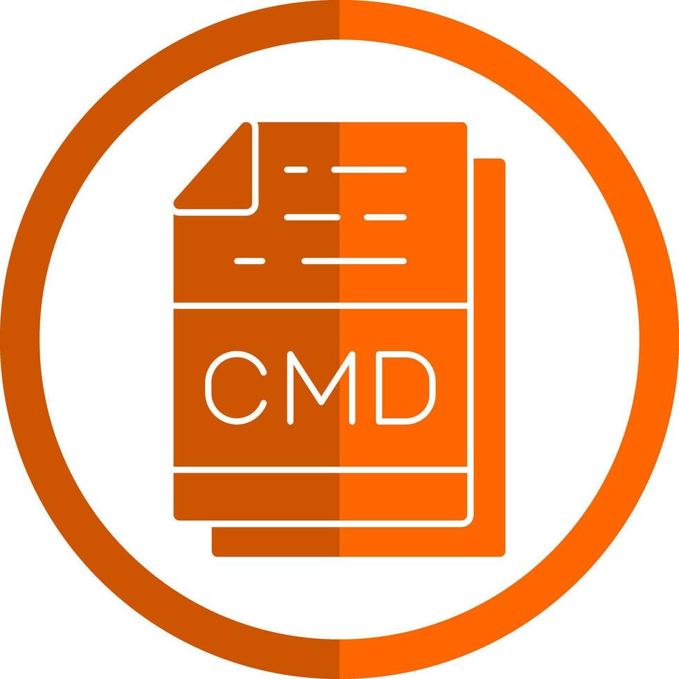 cmd vector icono diseño