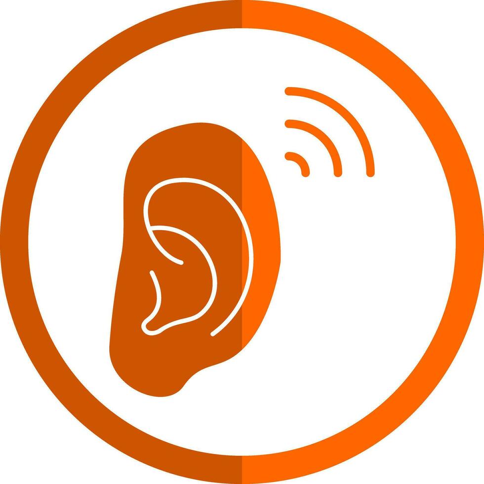 Ear Vector Icon Design