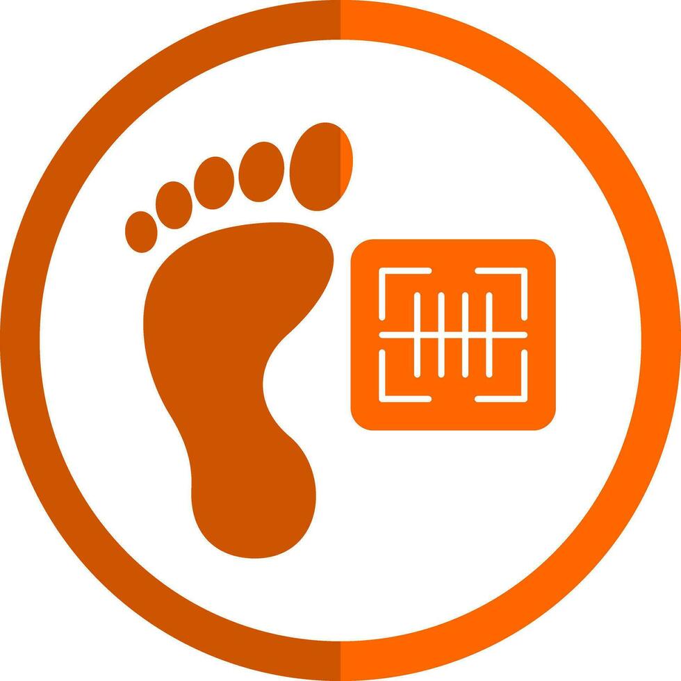 Footprint Vector Icon Design