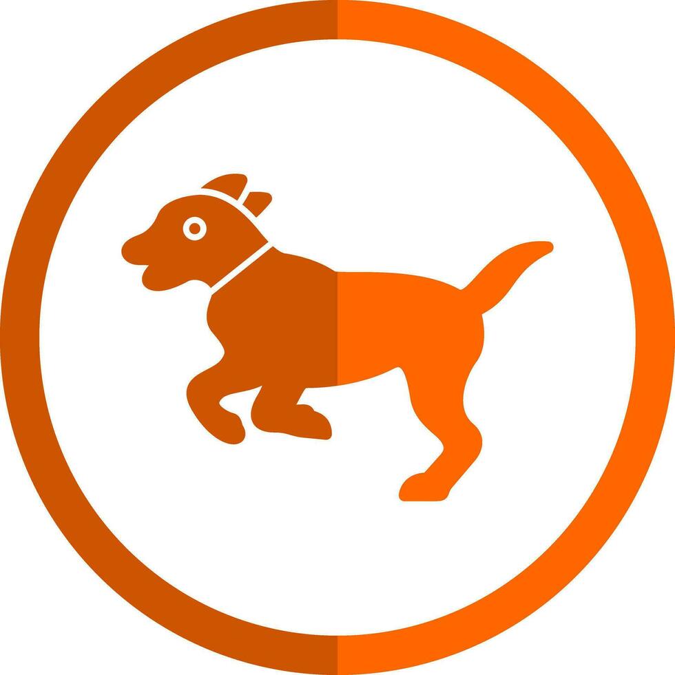 diseño de icono de vector de perro