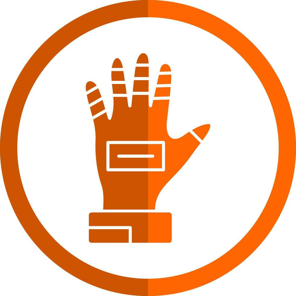 Racing glove Vector Icon Design