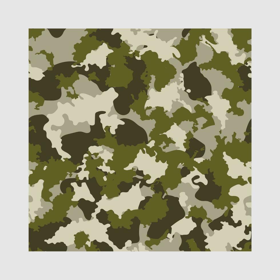 Camouflage Army Military Green seamless Pattern vector