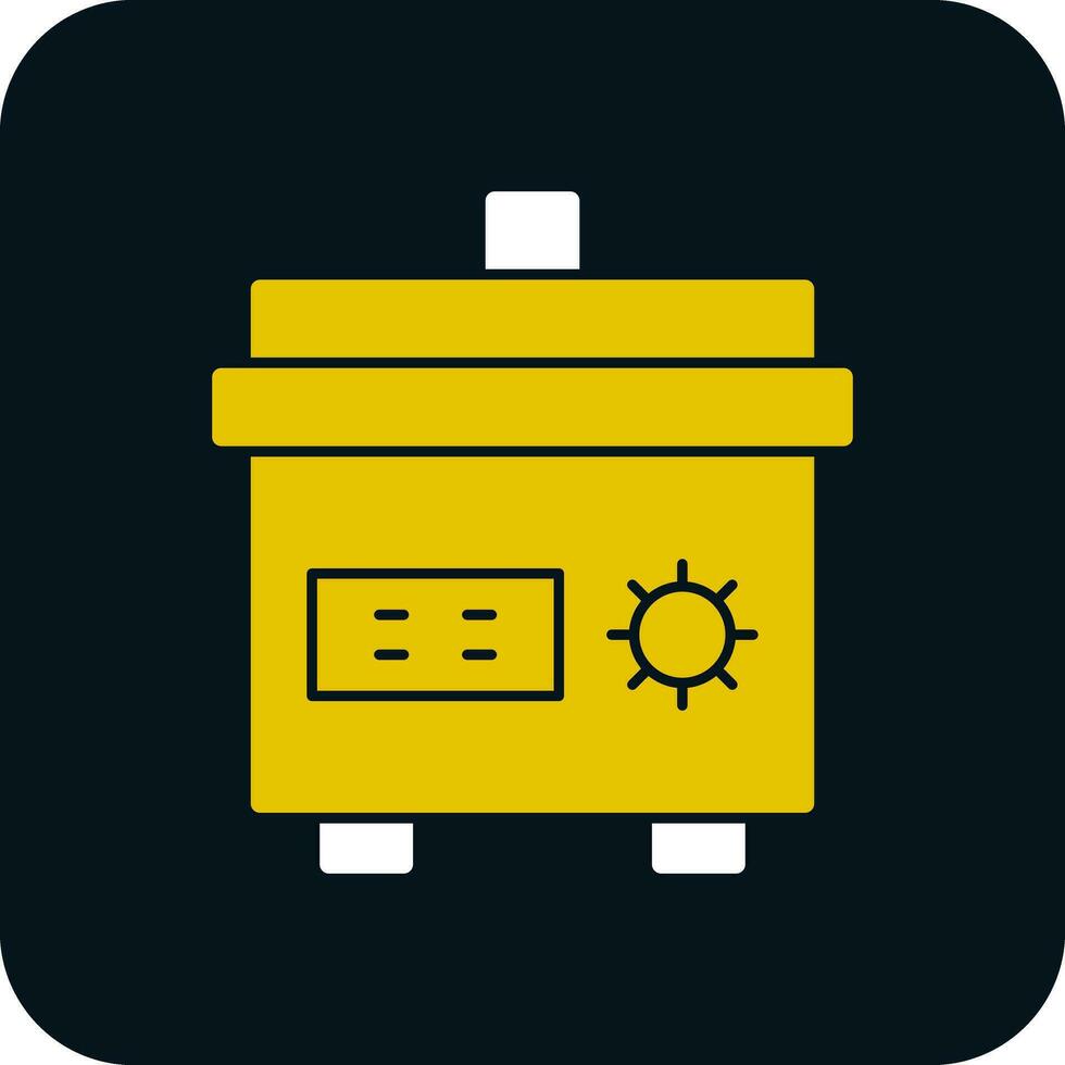 Slow cooker Vector Icon Design