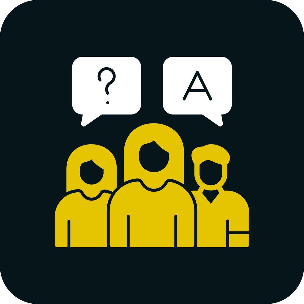 Asking Vector Icon Design