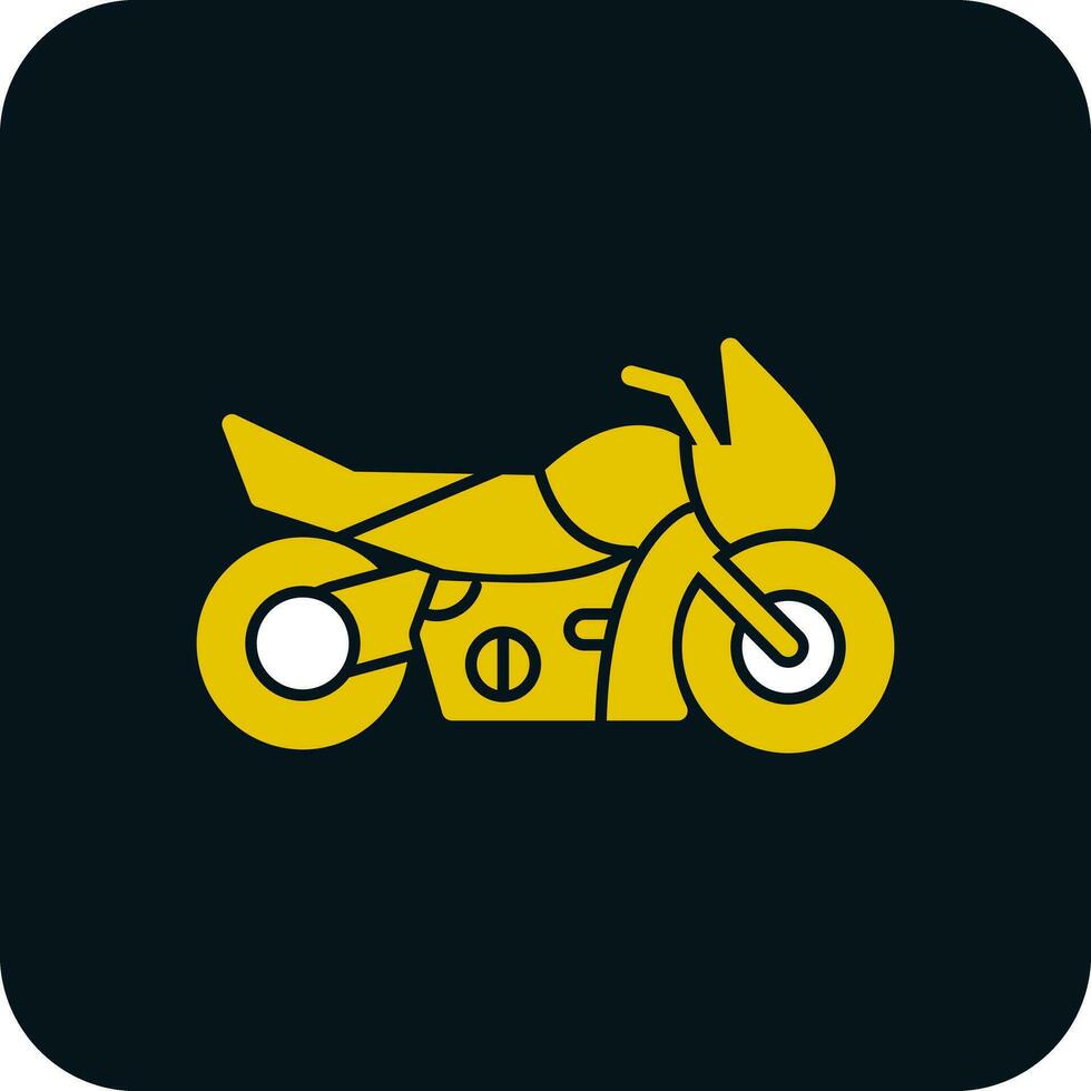 Motorbike Vector Icon Design