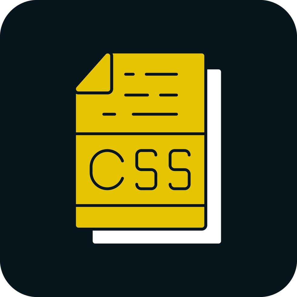 Css File Format Vector Icon Design