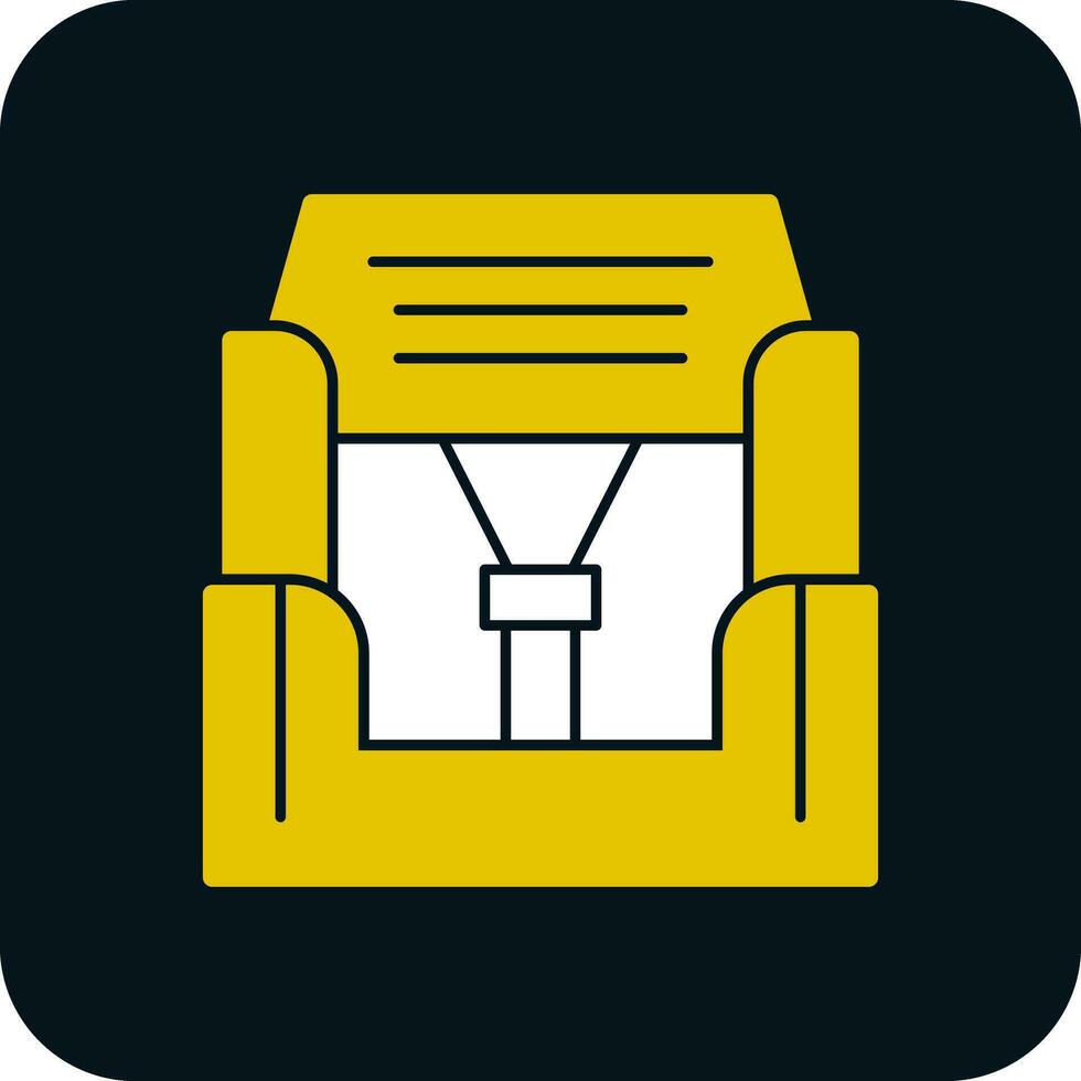 Car seat Vector Icon Design