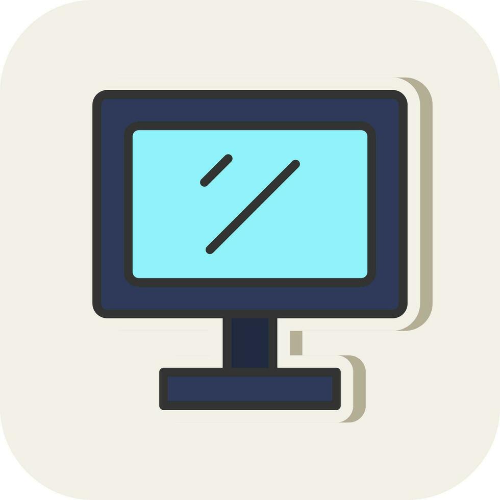 Lcd Vector Icon Design