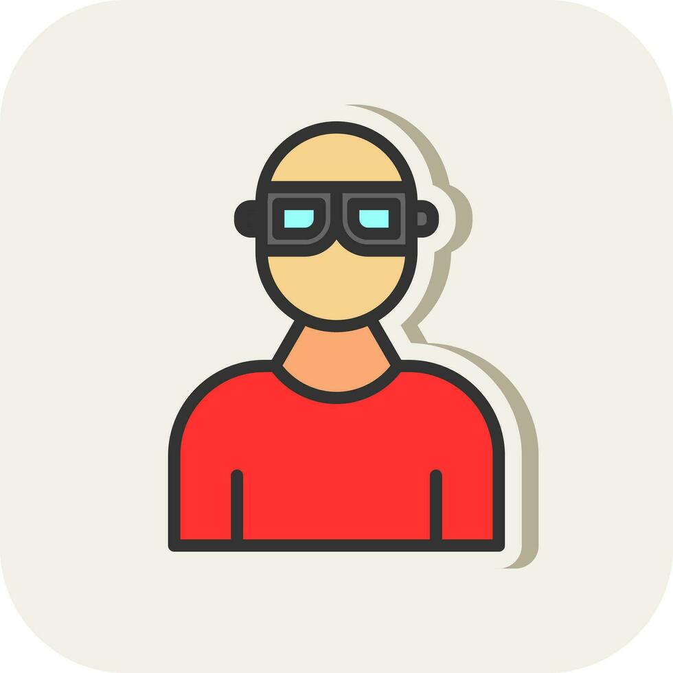 Ar glasses Vector Icon Design