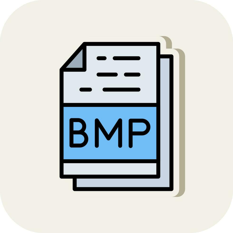 Bmp File Format Vector Icon Design