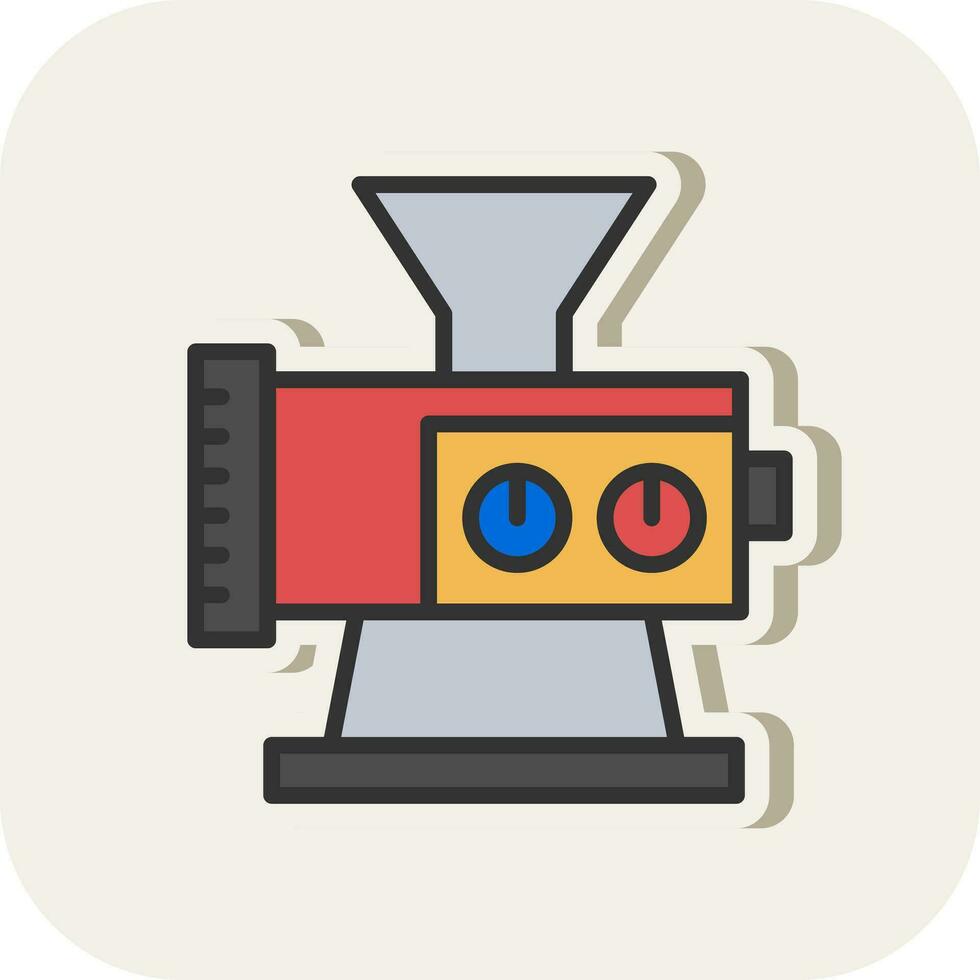 Meat grinder Vector Icon Design