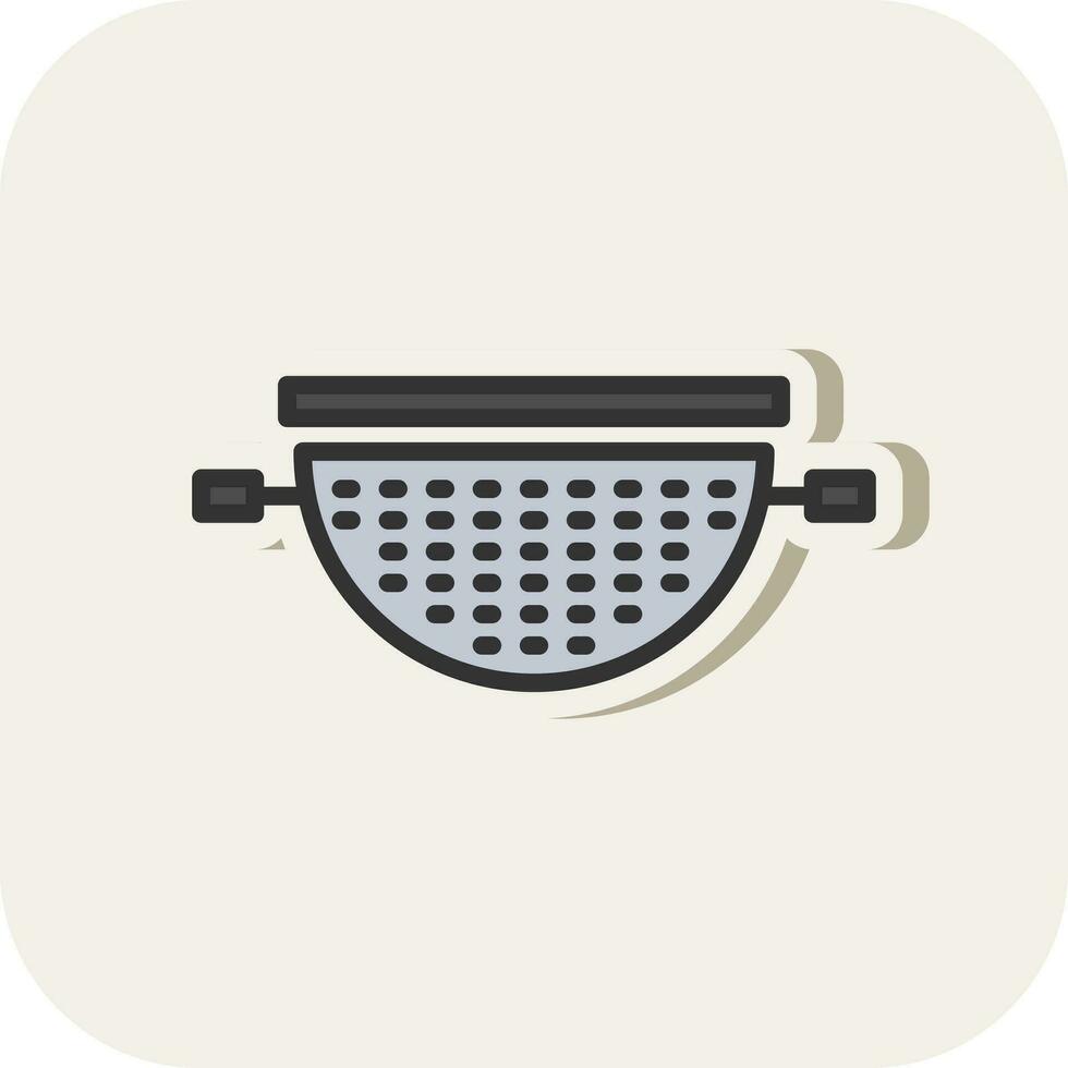 Strainer Vector Icon Design