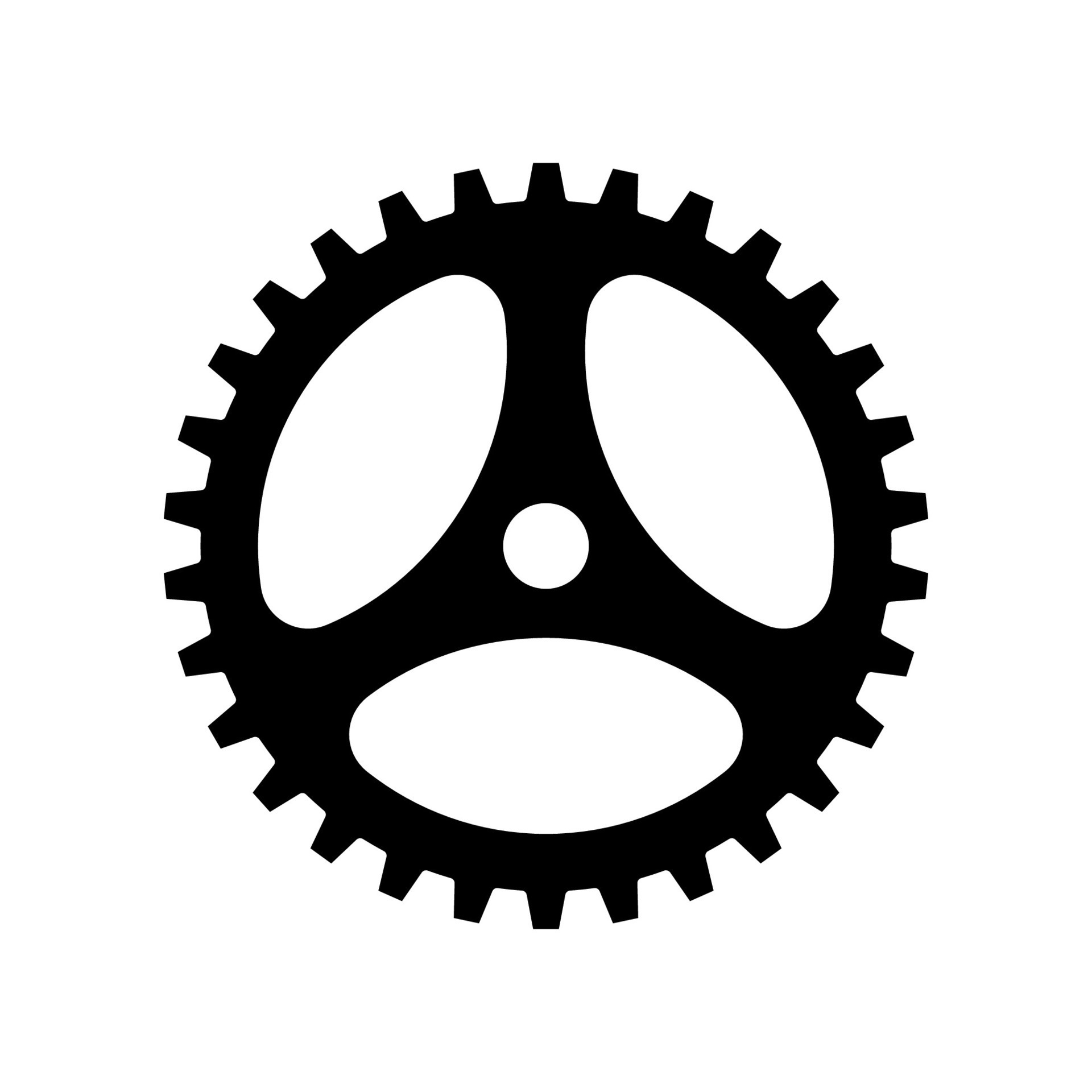 gear wheel vector isolated 29159217 Vector Art at Vecteezy