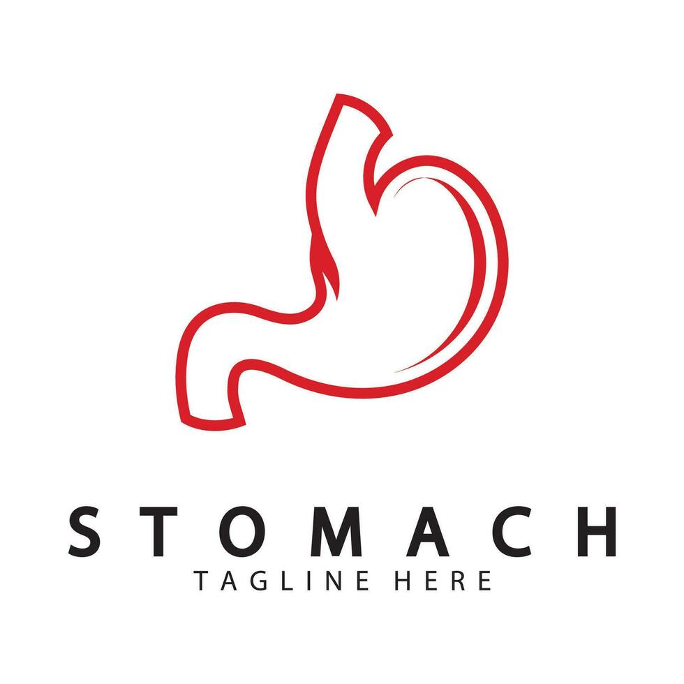 stomach care icon designs vector