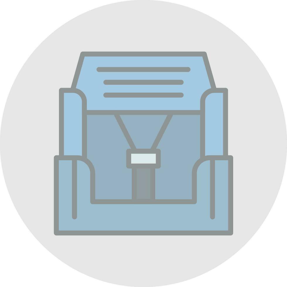 Car seat Vector Icon Design