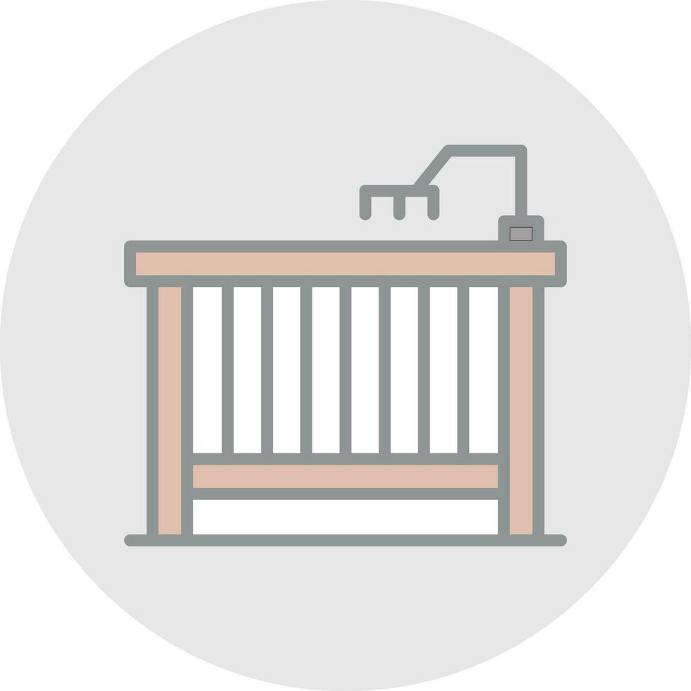 Bed Vector Icon Design