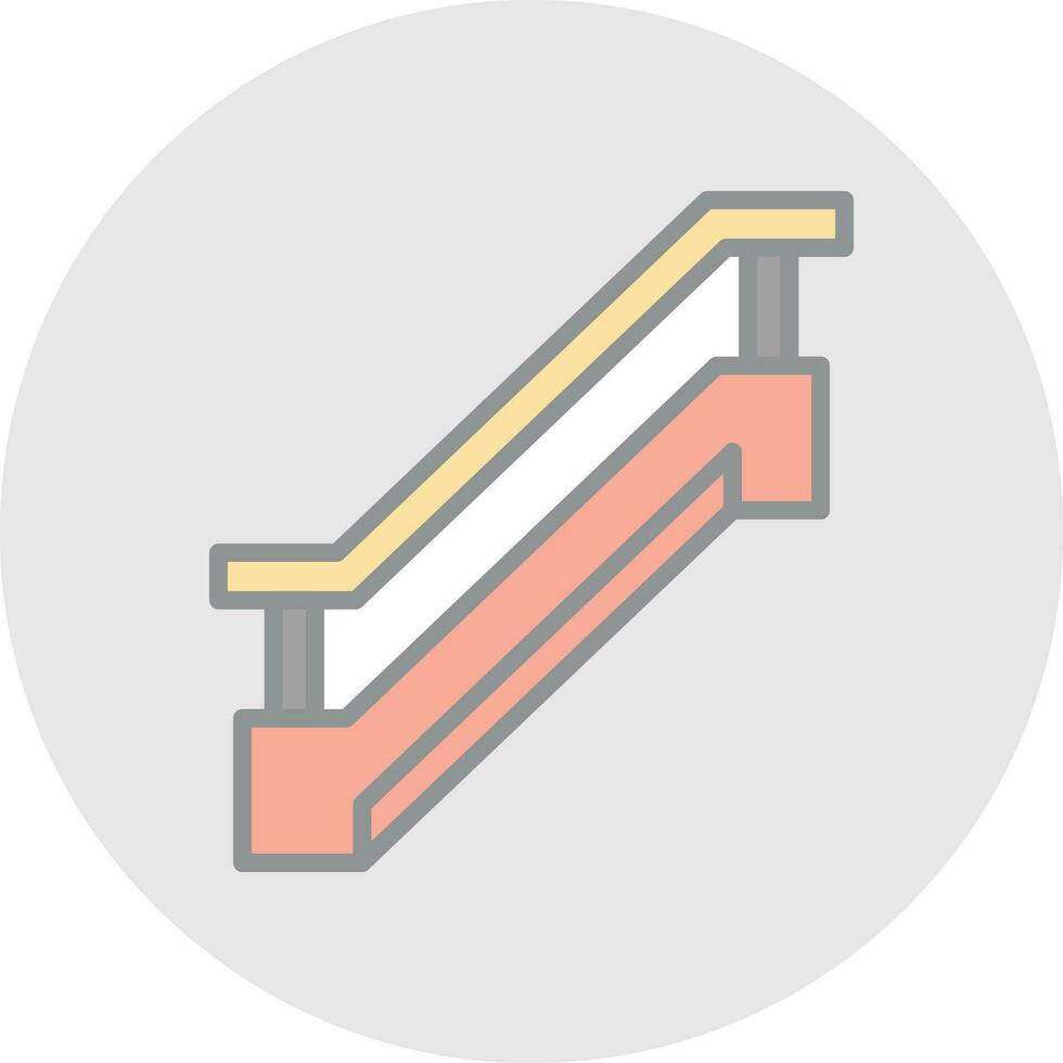 Escalator Vector Icon Design