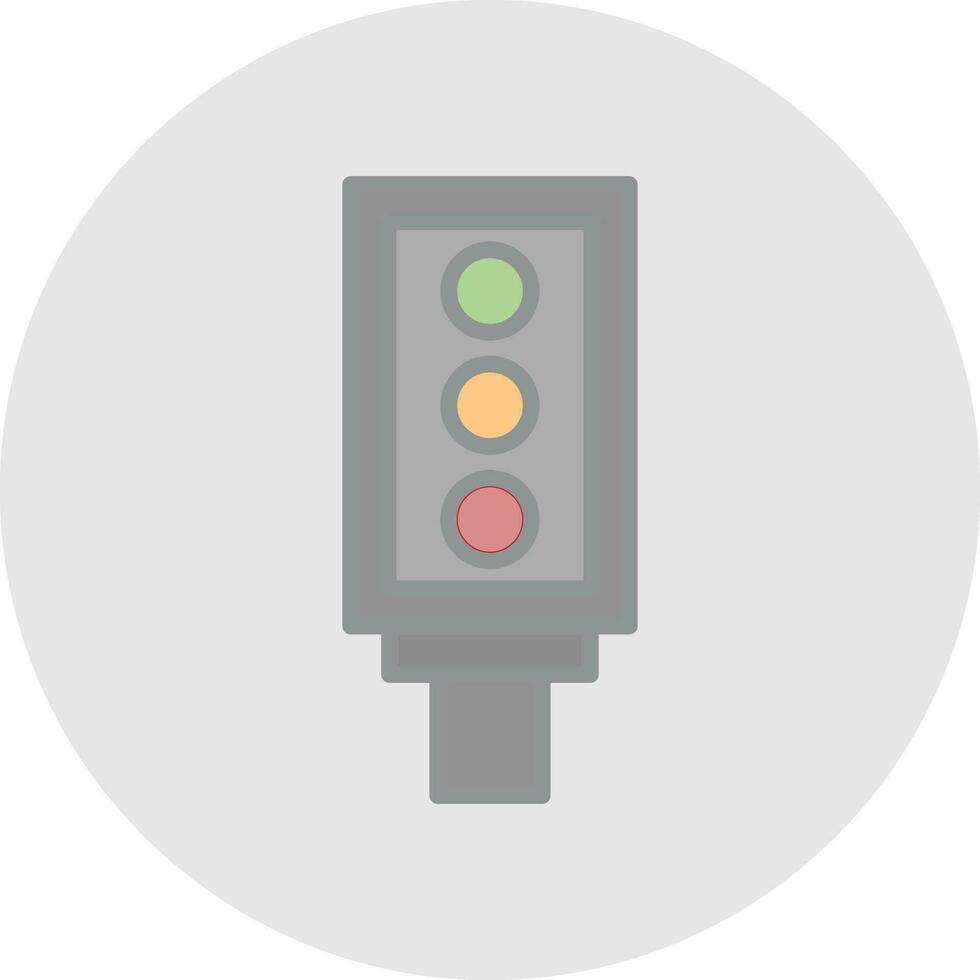 Traffic light Vector Icon Design