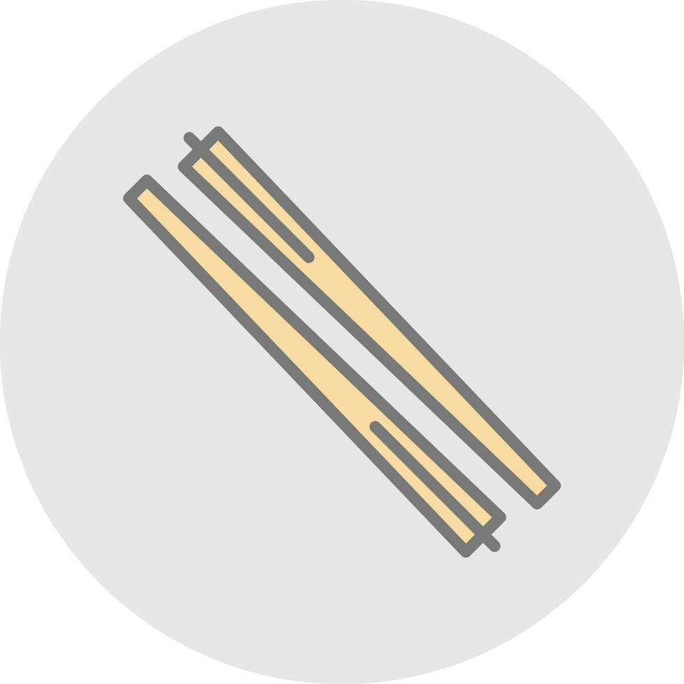 Chopsticks Vector Icon Design