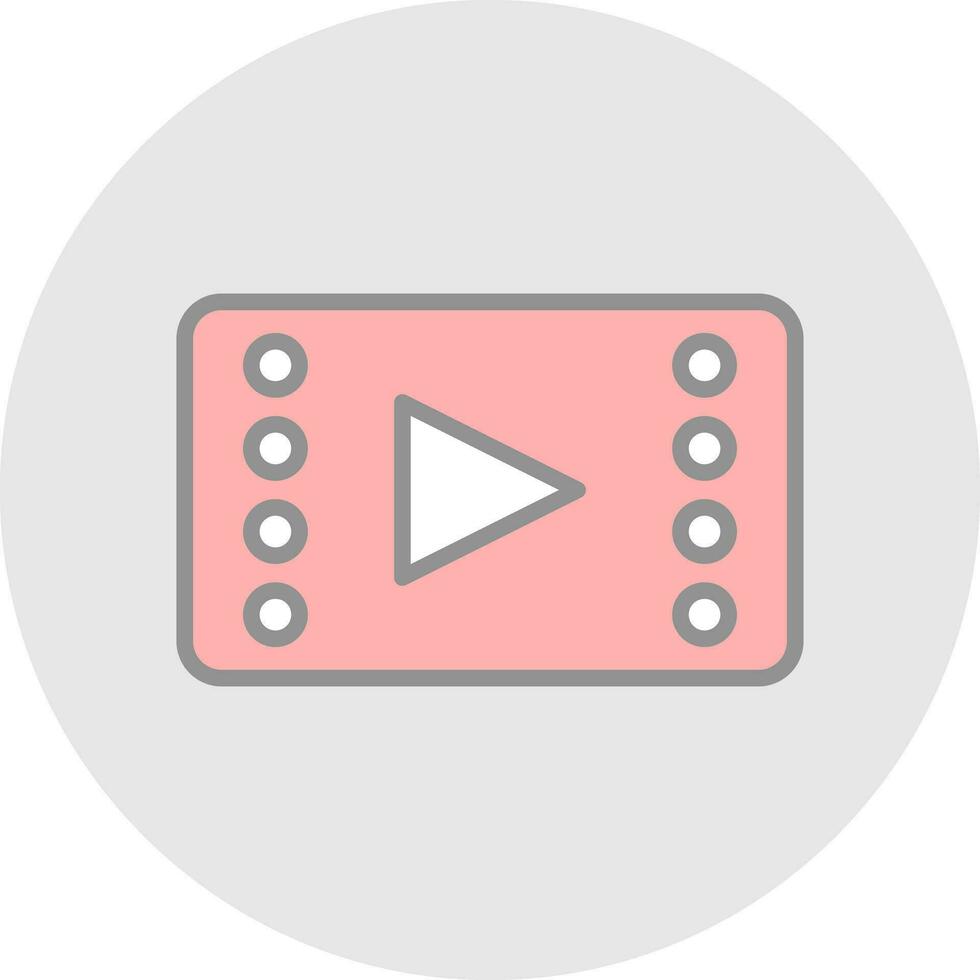 Video player Vector Icon Design