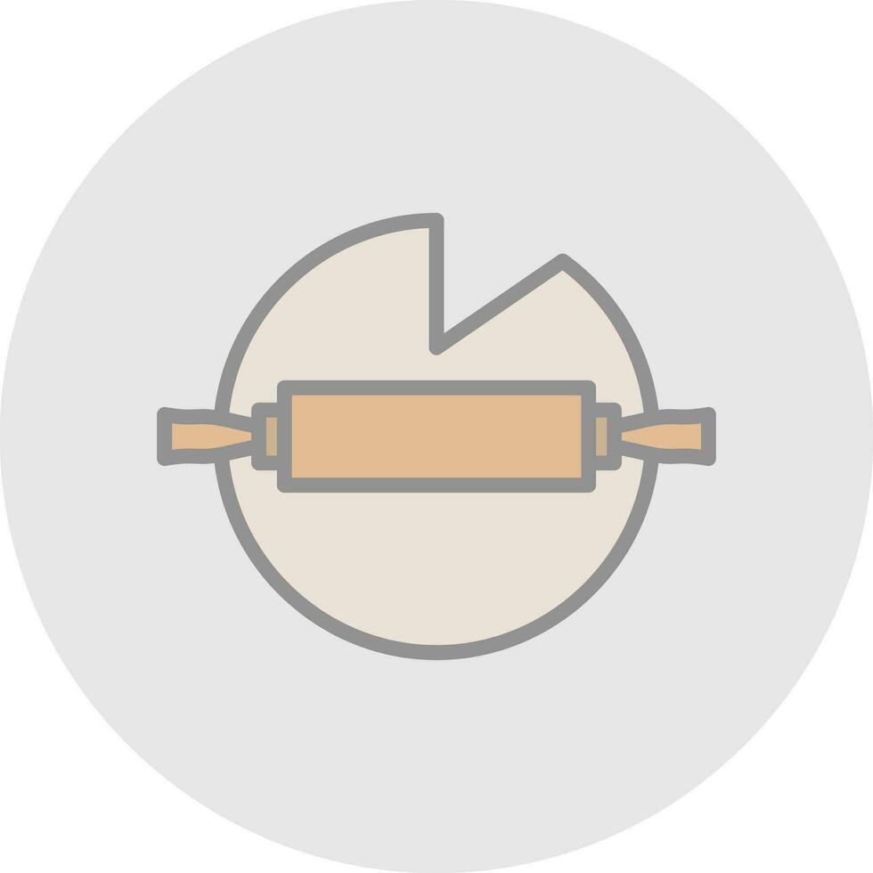 Rolling pin Vector Icon Design