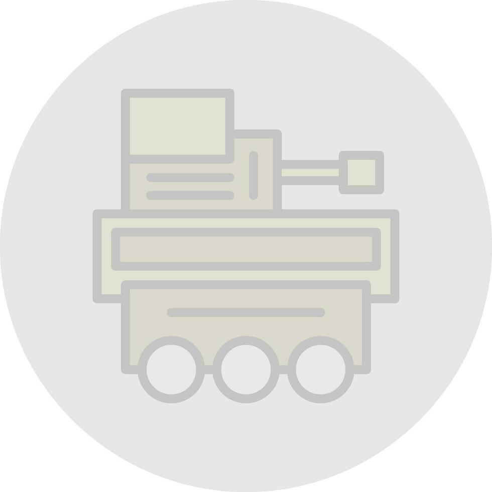 Tank Vector Icon Design