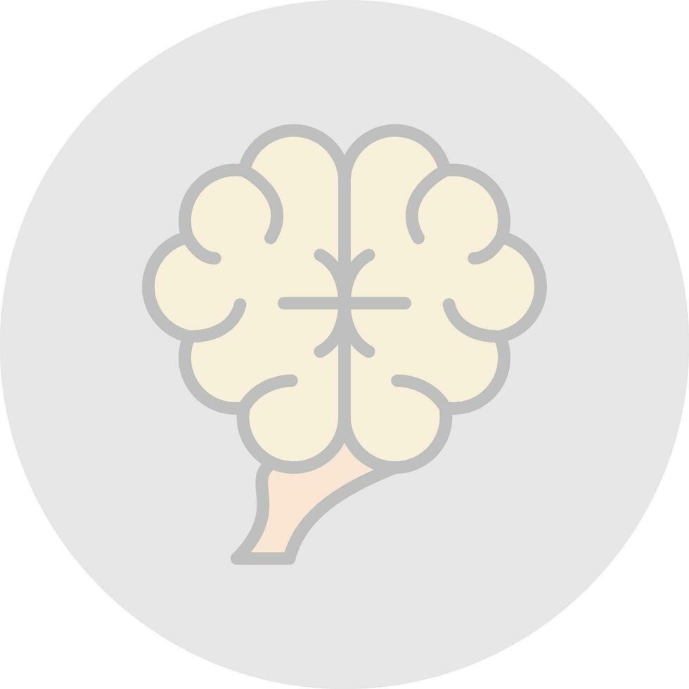 humano cerebro vector icono diseño