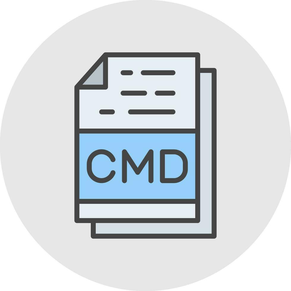 cmd vector icono diseño