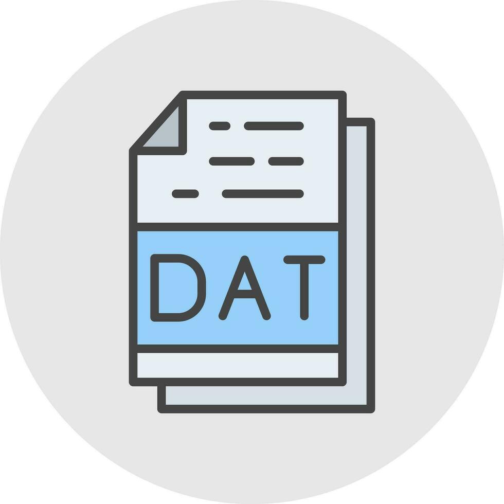 Dat File Format Vector Icon Design 29159960 Vector Art at Vecteezy