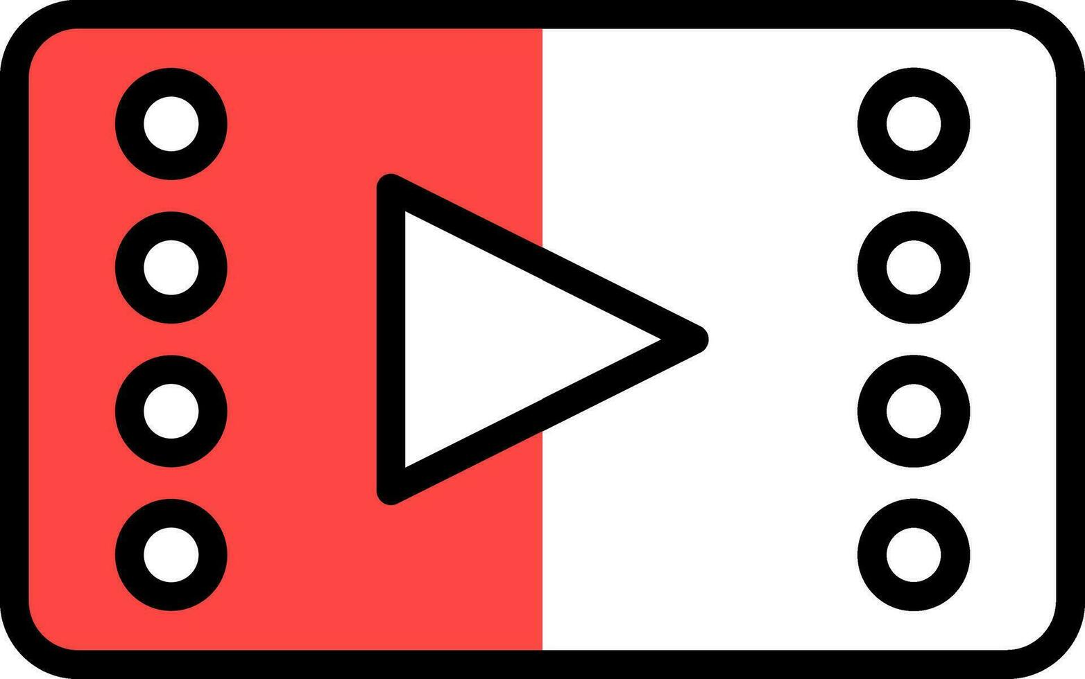 Video player Vector Icon Design
