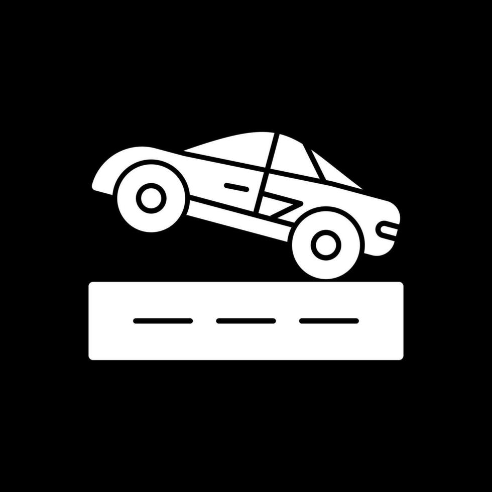 Drag racing Vector Icon Design