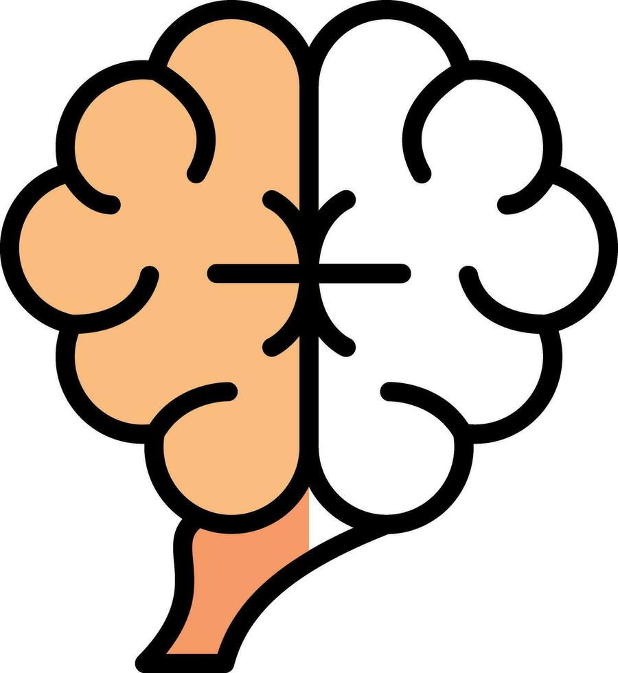 Human brain Vector Icon Design