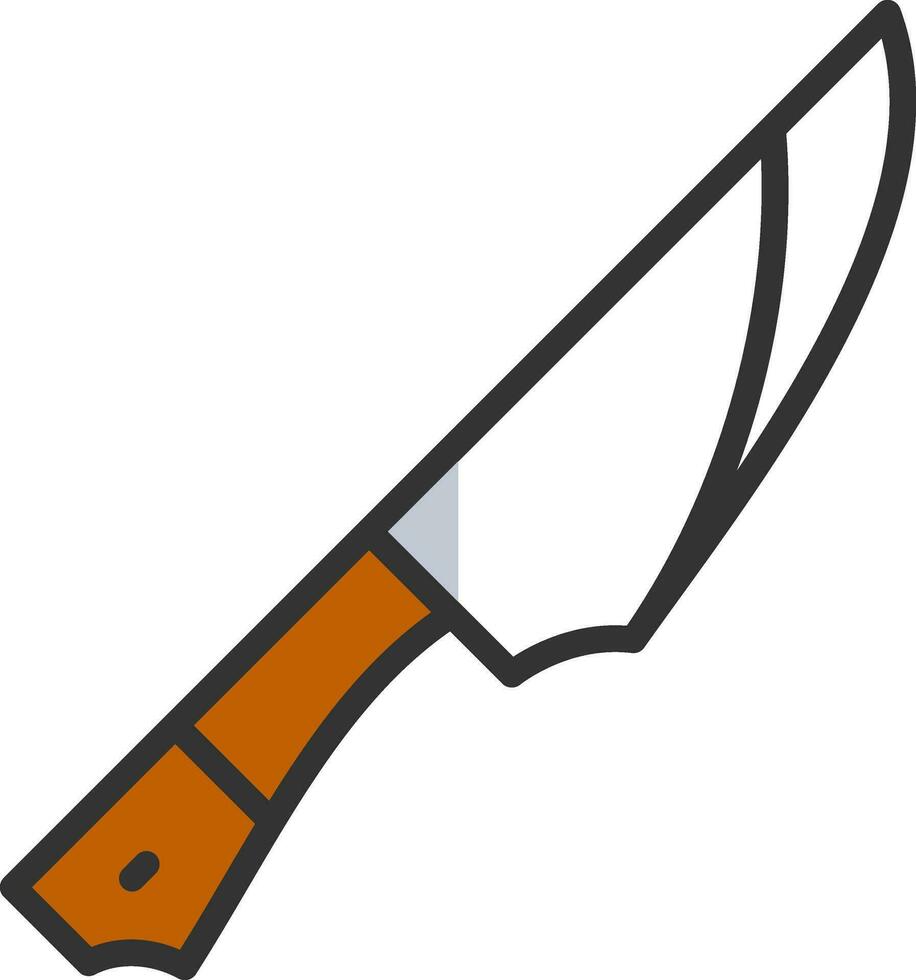 diseño de icono de vector de cuchillo