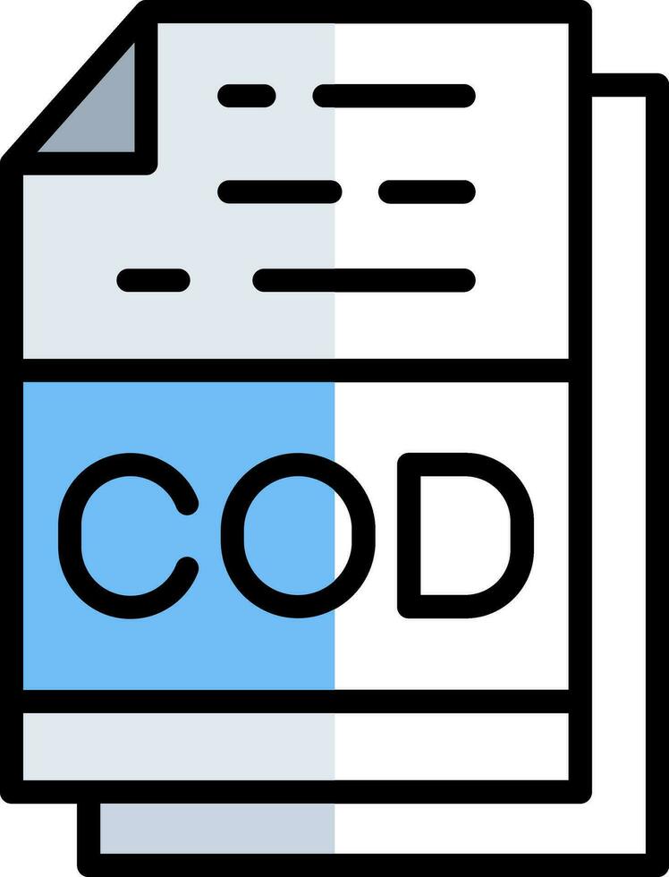 Cod Vector Icon Design