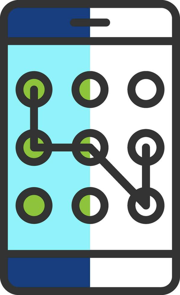 Phone lock Vector Icon Design