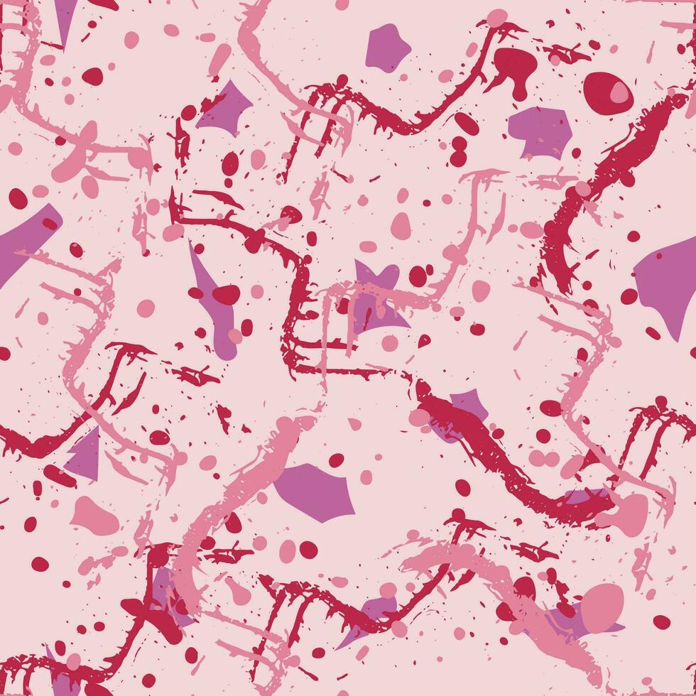 Terrazzo seamless pattern in trendy colors vector