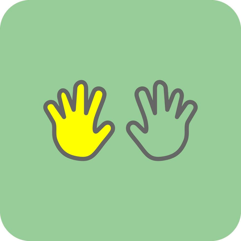 Hands Vector Icon Design