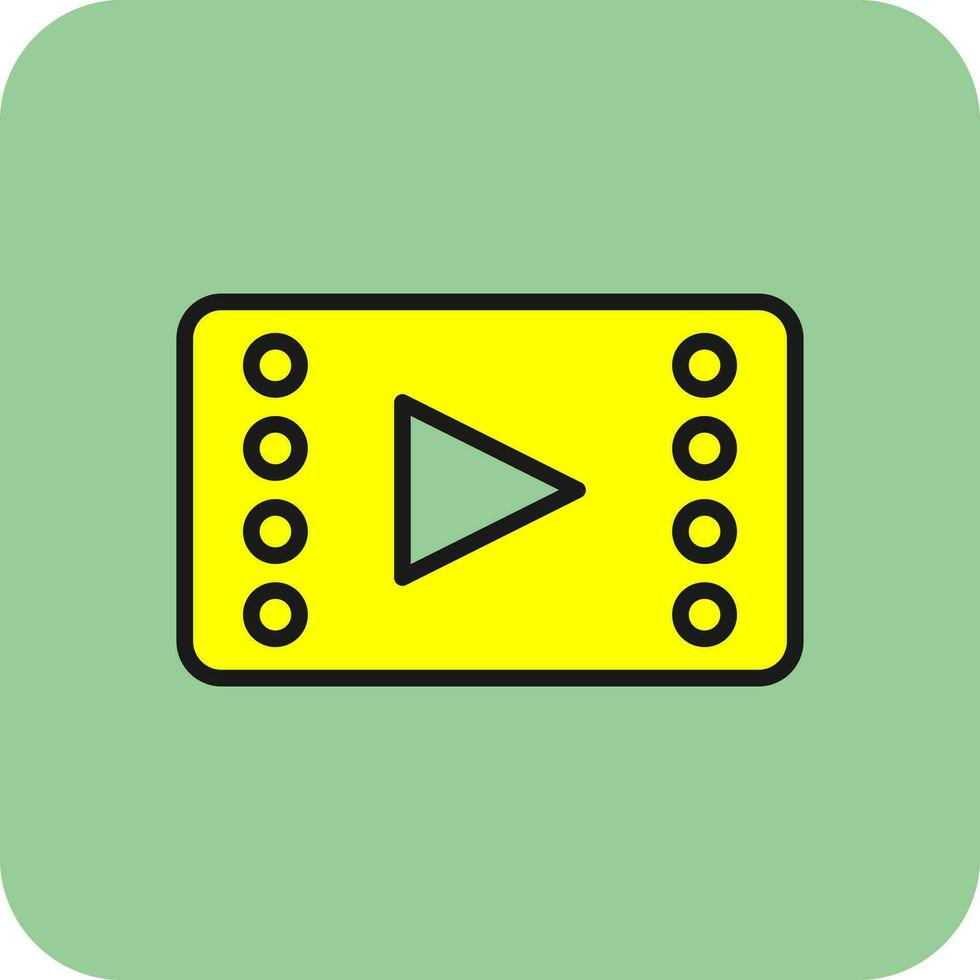 Video player Vector Icon Design