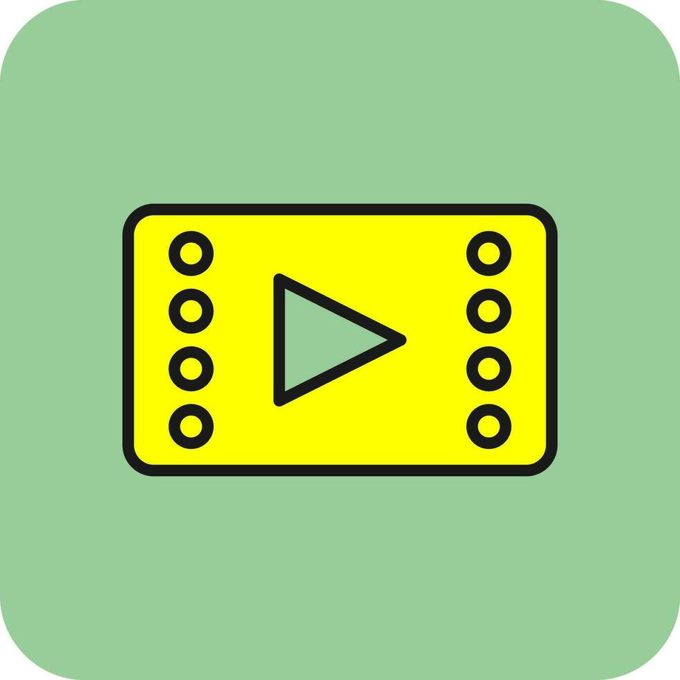 Video player Vector Icon Design