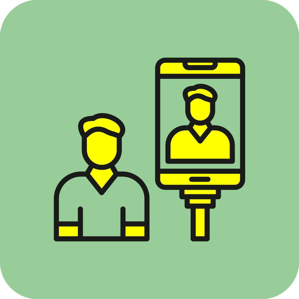Selfie Vector Icon Design