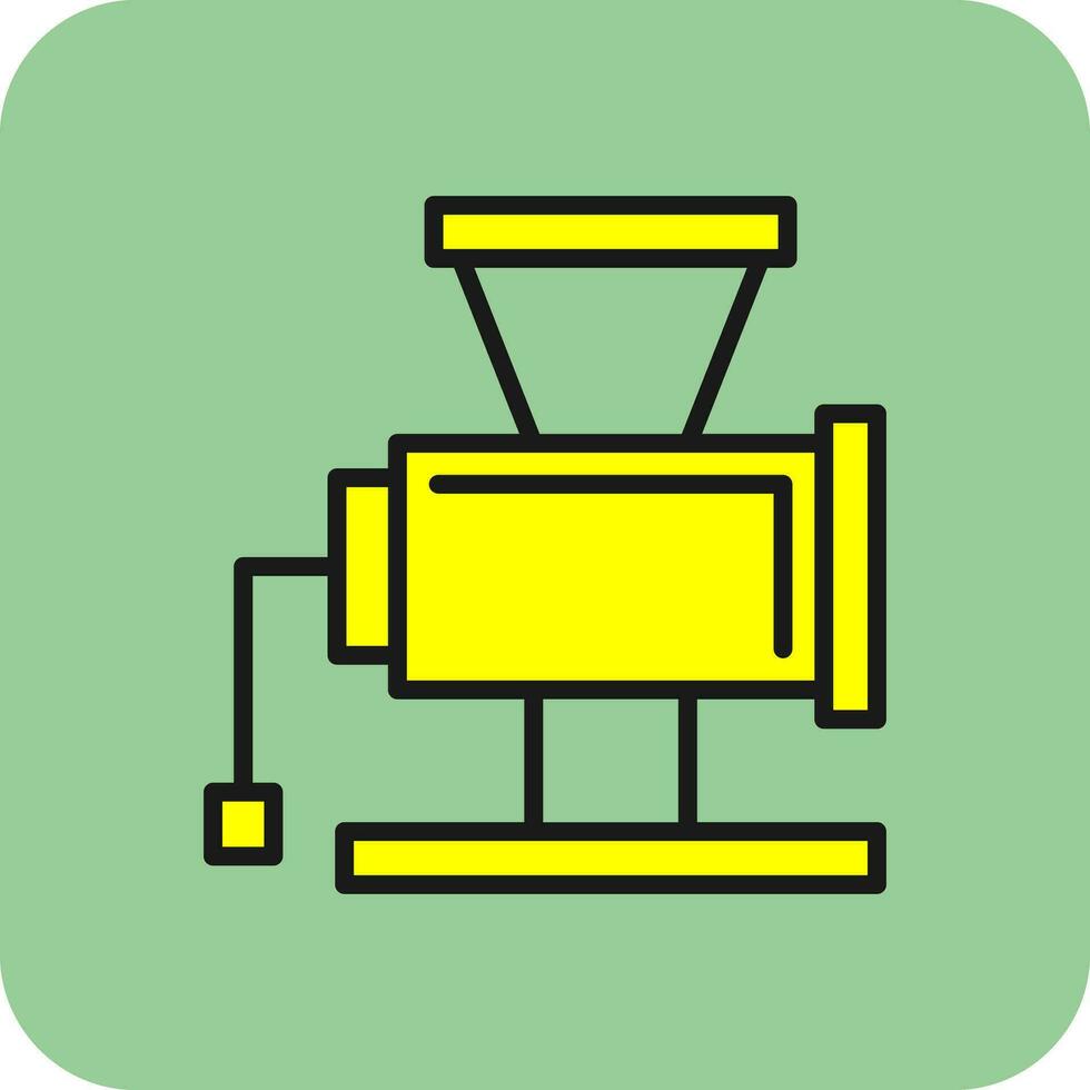 Meat grinder Vector Icon Design